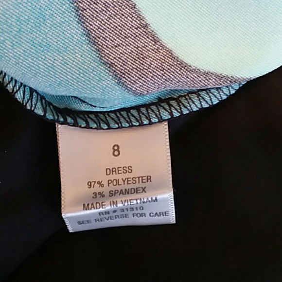 Dress Barn Geometric Patterned Dress - Picture 6 of 6